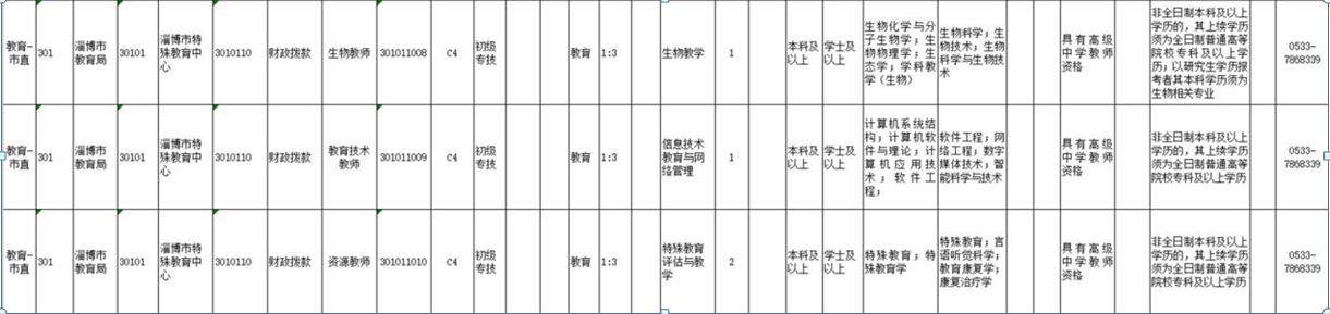 [校園招聘]淄博市特殊教育中心2019年公開(kāi)招聘教師公告